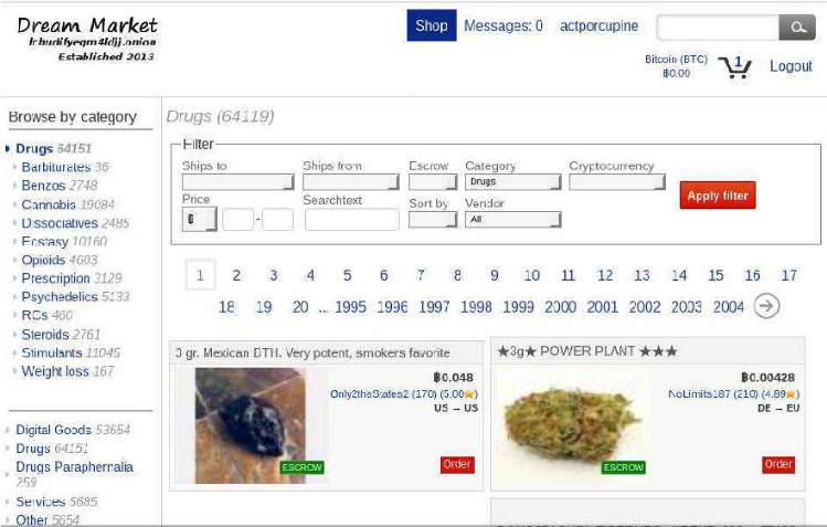 darknet dream market